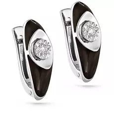 Серьги с английским замком из золота 12-1936-1002