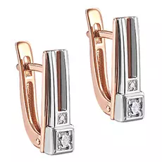 Серьги с английским замком из золота 12-01253-1000