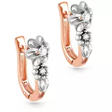 Серьги с английским замком из золота 12-0801-1000