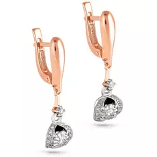 Серьги с английским замком из золота 12-0787-1000