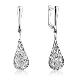 Серьги с английским замком из золота 66311743000