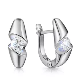 Серьги с английским замком из золота 66319211000