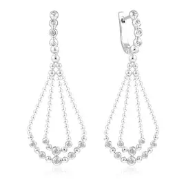 Серьги с английским замком из золота 66319490000