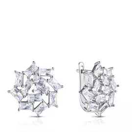 Серьги с английским замком из золота 66511190000