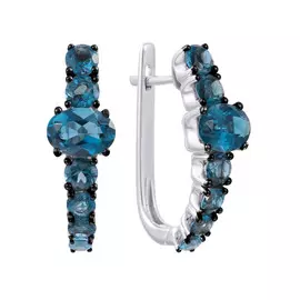 Серьги с английским замком из золота AAS-3835E_SR_LT_WG