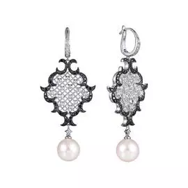 Серьги с английским замком из золота ABL2289_DWDBWP_DB_WP_WG