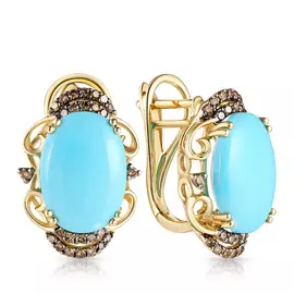 Серьги с английским замком из золота D0000875306000