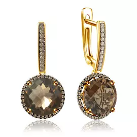 Серьги с английским замком из золота D0001215306000