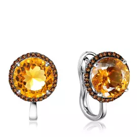 Серьги с английским замком из золота D0001266306000