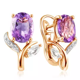 Серьги с английским замком из золота D0001301306000