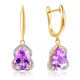 Серьги с английским замком из золота D0001451306000