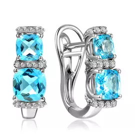 Серьги с английским замком из золота D0001486306000