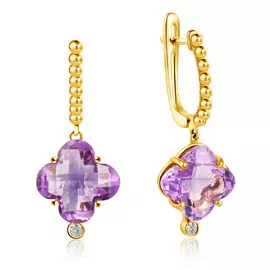 Серьги с английским замком из золота D0001565306000