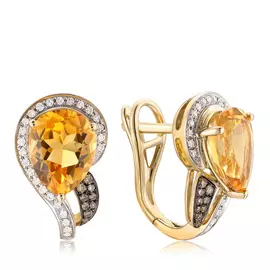 Серьги с английским замком из золота D0001775306000