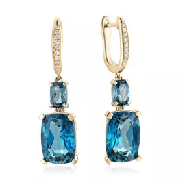 Серьги с английским замком из золота D0001815306000