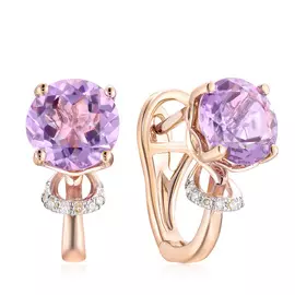 Серьги с английским замком из золота D0001821306000