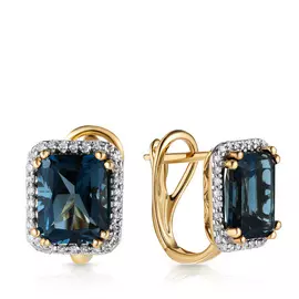 Серьги с английским замком из золота D0002975306000