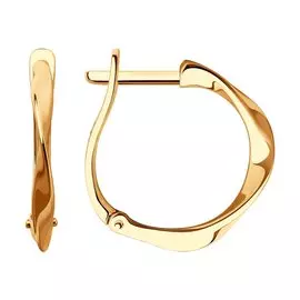 Серьги с английским замком из золота Д0268-029241