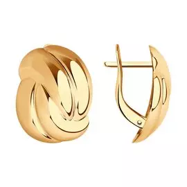 Серьги с английским замком из золота Д0268-029249