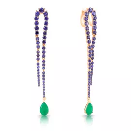 Серьги с английским замком из золота Д0268-724282