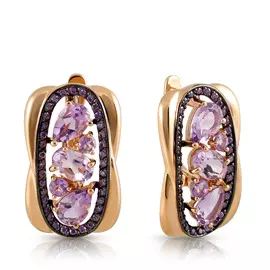 Серьги с английским замком из золота Д0268-724696