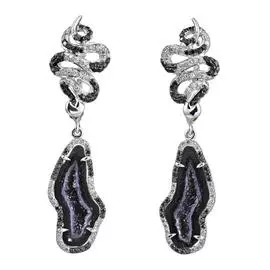 Серьги с английским замком из золота E28562R_WGDWDBG_DB_J_WG