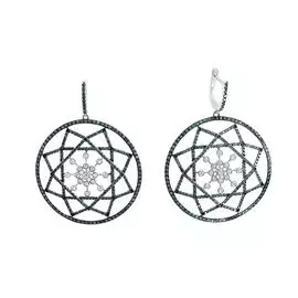 Серьги с английским замком из золота EJ4799EM_WGDWDL_DL_WG