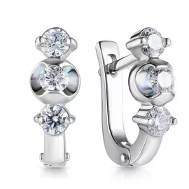 Серьги с английским замком из золота Г8869-66319385000