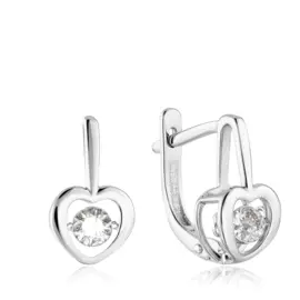 Серьги с английским замком из золота Г8869-RD66319008000