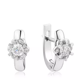 Серьги с английским замком из золота мз1.2.836