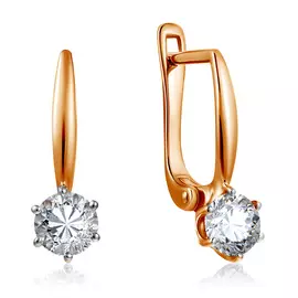 Серьги с английским замком из золота R6311659000