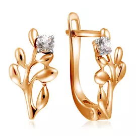 Серьги с английским замком из золота R6311667000