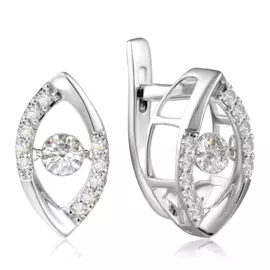 Серьги с английским замком из золота RD66319051000