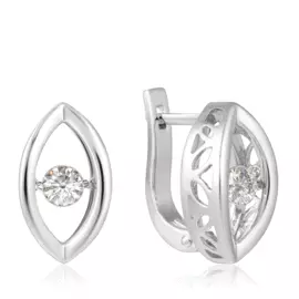 Серьги с английским замком из золота RD66319316000