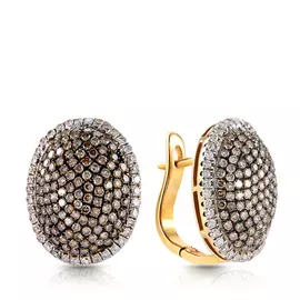 Серьги с английским замком из золота юфE-0017655