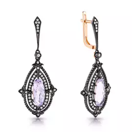 Серьги с английским замком из золота юлU167APC4