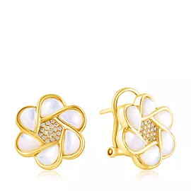 Серьги с английским замком из золота юряDE0744