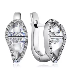 Серьги с английским замком из золота Я6319543000