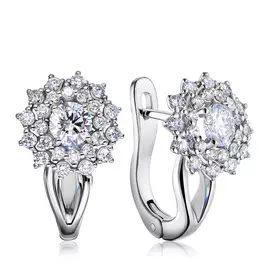 Серьги с английским замком из золота Я6519247000