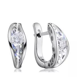 Серьги с английским замком из золота Я6519249000