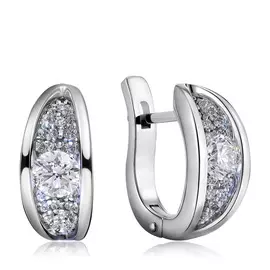 Серьги с английским замком из золота Я6519250000