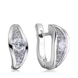 Серьги с английским замком из золота Я6519252000