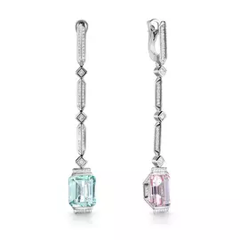 Серьги с английским замком из золота Я6519327000