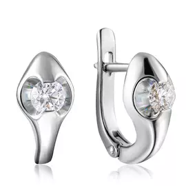 Серьги с английским замком из золота Я6836-66319746000