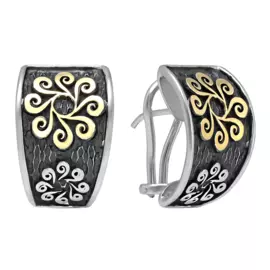 Серьги с французским замком из серебра 7BHM165E