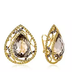 Серьги с французским замком из золота 23200070794