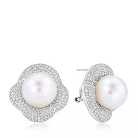 Серьги с французским замком из золота DE0246