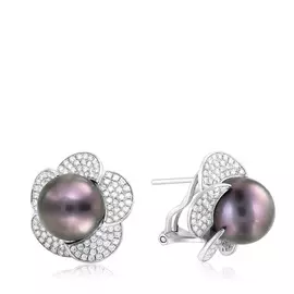 Серьги с французским замком из золота DE0256