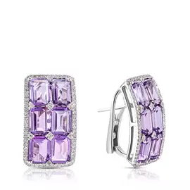 Серьги с французским замком из золота мзHF03946E-W