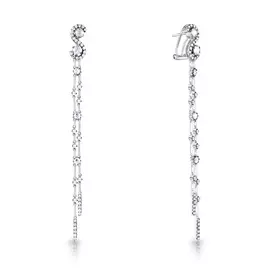 Серьги с французским замком из золота юфE-0007025